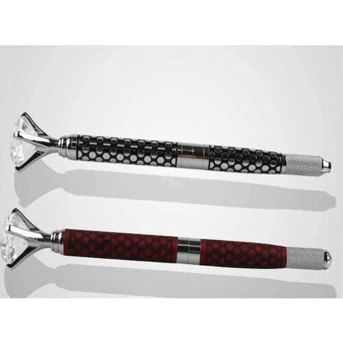 Factory Price New Arrival 1 Pcs Pen Eyebrow Manual Microblading with 10 Pack Tattoo Needles by Free Shipping/Henna Eyebrow Pen