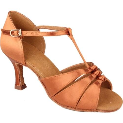 Sneakers TOP BD Dance Shoes Latin Shoes Female Adult Soft Bottom Ballroom Sandals WOMEN Shoe 2303 FREE BAGS Cover HEEL 7.5 CM