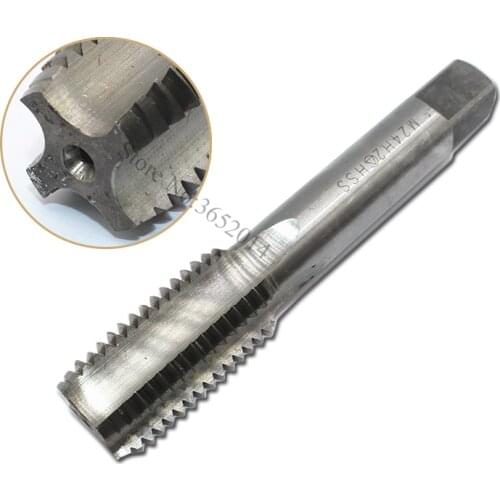 1PC M24 Straight Flute HSS H2 Tap Machine Screw Metric Tap Pitch 3mm 1mm 1.5mm 2mm Right Thread Tap Drill Machine Metal Tool