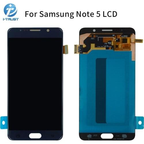 10pcs OLED LCD For Samsung Galaxy Note 5 Display for 5.7" Samsung Note 5 N920A N920F LCD Touch Screen Assembly