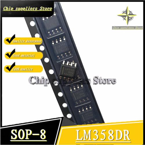 50PCS-100PCS) LM358DR SOP-8 LM358D SOP8 M358D Dual-pass operational amplifier New and original