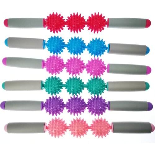 Anti Cellulite Massager Stick Anti-Cellulite Trigger Point Stick Body Foot Face Leg Slimming Massage Muscle Roller