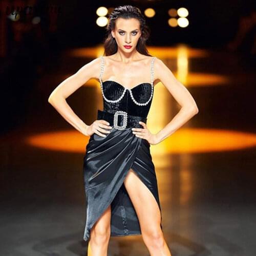 Free Shipping 2021 New Women V Neck Sexy Dress Party Dress Elegant Female Summer Spaghetti Strap Dress Casual Elegant Clothing