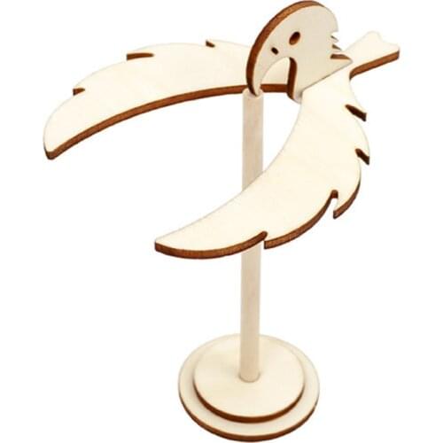 Wooden Assembled Balance Bird School Physics Science Fun Experiment Kit DIY Children Handmade Model STEM Toys 1 Set