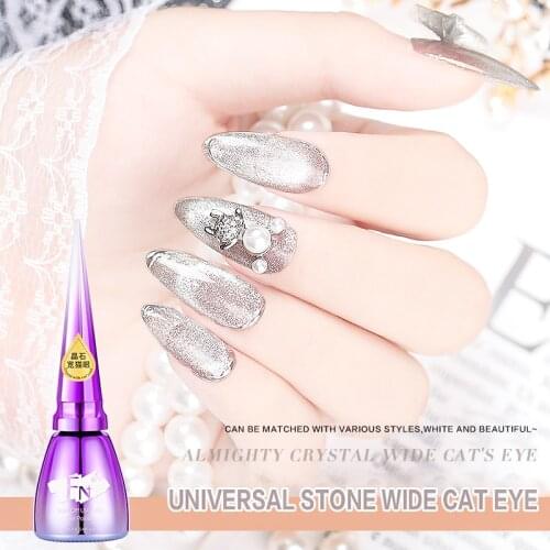 Cat Eye Gel Nail Polish Smoothie Spar Cats Eye Snowflake Ice Transparent Variety Spar Highlighter Wide Cat Eye Nail Varnish