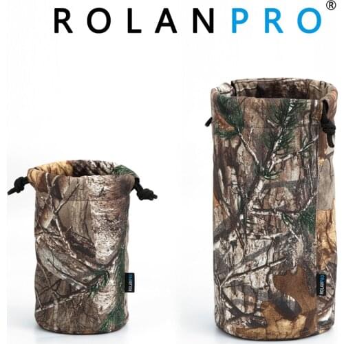 ROLANPRO Lens Bag Storage Bag Liner Bag For Canon Nikon Sony Sigma Tamron Olympus Fujifilm Lens DSLR Camera Lens
