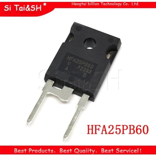 5pcs HFA25PB60 TO247-2 HFA25PB60PBF TO-247 25PB60 600V 25A new original