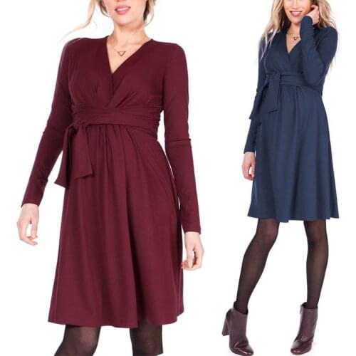 Maternity Clothes Women Nursing Maternity Nightshirts Breastfeeding Clothes Short Sleeve Dress Pregnancy Pajamas 2021 summer New