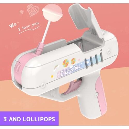 Candy Gun Surprise Lollipop Gun Same Creative Gift for Boy Friend Children Toy Girl Friend Gift Gags & Practical Jokes