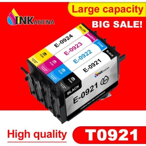 T0921 Cartridge For Epson T0921 T0922 T0923 T0924 for Stylus C91 CX4300 T27 T26 T27 TX106 TX109 TX117 Printer Ink Cartridges