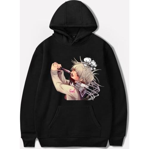 Anime My hero academia Hoodie Fashion Men/Women Sweatshirts Cute Y2K Girl Himiko Toga Clothes Kawaii Boys/girls Pullovers Tops