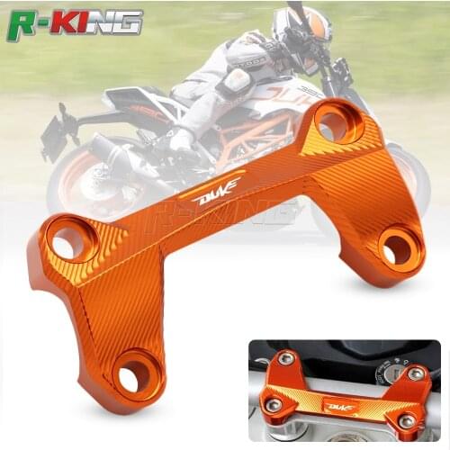 Motorcycle CNC Aluminum orange Handlebar Risers Top Cover Clamp for DUKE 390 200 125