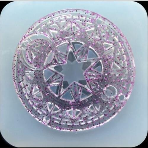 Magic Circle Silicone Mold Fondant Baking Tool Jewelry Chocolate Cake Decor Mold R58E