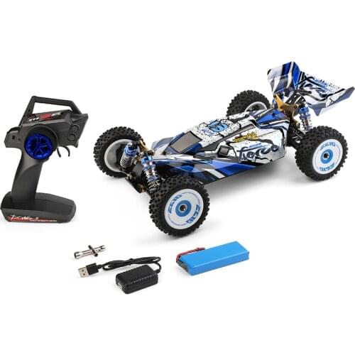 WLtoys 124019 Brushled vs Upgrade Brushless Version 124017 70KMH 1/12 AWD High Speed RC Car Off-Road Buggy