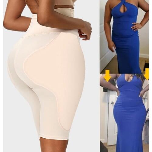 Women Body Shaper Panty Sexy Butt Lifter Side Padded Panties Lace Fake Ass Corset Plus Size Shapewear Slimming Underwear Big Hip