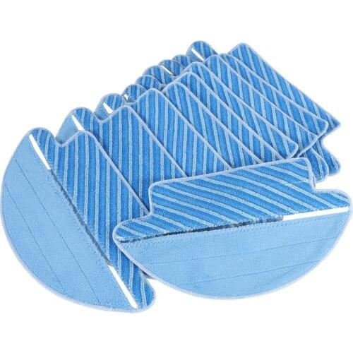 10Pcs Fabric Mop Inserts for Conga 3090 3490 Series Robot Vacuum Cleaner Accessories Fabric Mop Insert Kit