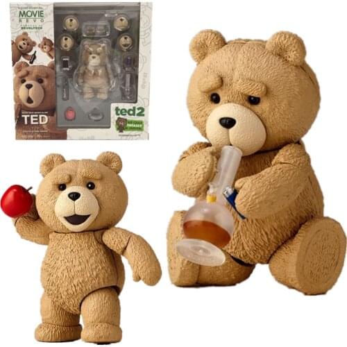 10cm Amazing Yamaguchi Movie TED 2 Ted Action Figure Teddy Bear Figure Model Toys