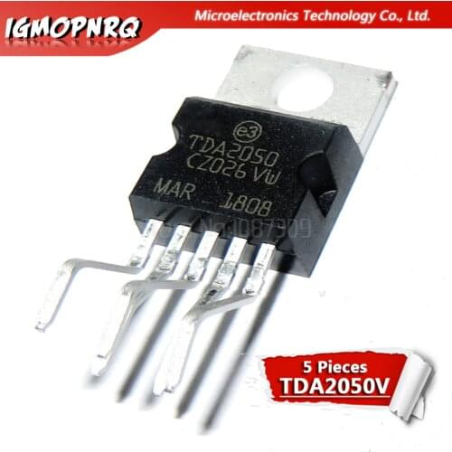 5pcs TDA2050V TDA2050 audio amplifier p new original