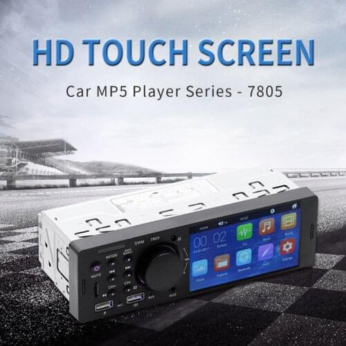 1Set 12V Universal Dual USB 4Inch HD Car Radio Bluetooth 4.0 Reverse Image Multimedia MP5 Player Car AUX FM Stereo Music Player