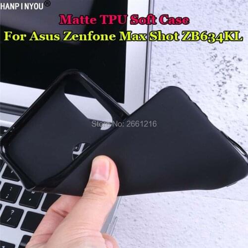 Phone Case For Asus Zenfone Max Shot ZB634KL Slim Soft TPU Rubber Case Gel Comfortable Matte Protection Silicone Cover Shell