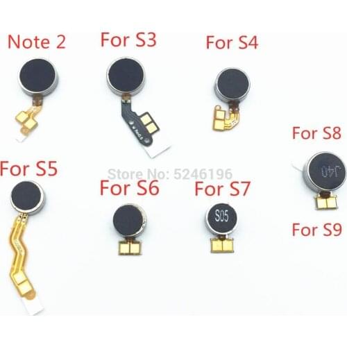 1pcs Vibrator Vibration Motor Flex Cable For Samsung Galaxy Note 2 S2 S3 S4 S5 S6 S7edge S8 S9 Plus G920 G930 G950 G960 Repla