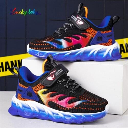 2021 Kids Shoes Boys Cartoons Sneakers For Boy Sports Shoes Lightweight Children Leather Waterproof Casual Walking Shoes