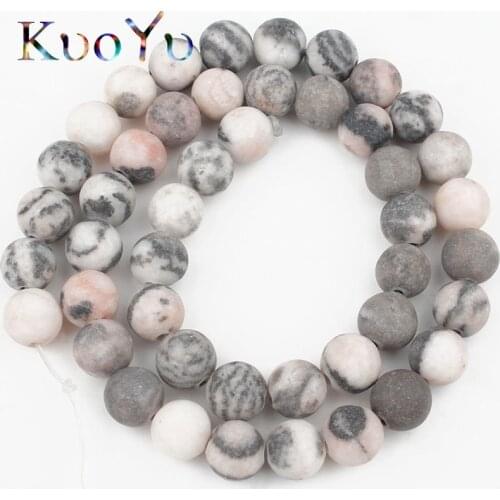 Natural Pink Zebra Jaspers Stone Round Loose Spacer Beads For Jewelry Making Bracelet 4 6 8 10 mm Diy Earring Bracelet Jewellery