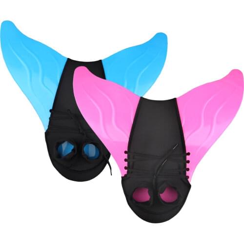 Anime Pool Fins Foot Fins Swimming Fins Mermaid Tail Diving Party Flippers Submersible Adult/Child Flexible Comfort Portable