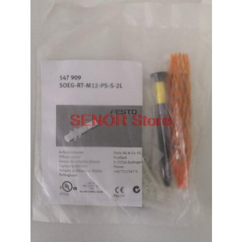 New original diffuse reflection light sensor SOEG-RT-M12-PS-S-2L 547909