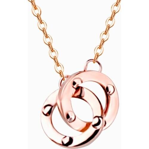 XF800 100% 18k Gold Necklace Pendant AU750 Rose Gold Vintage Avant-garde Pendant Ladies Party Fine Jewelry