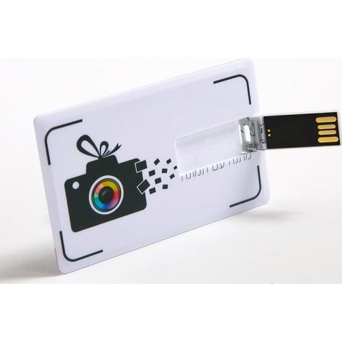 USB 2.0 Flash Drive Customized Logo Credit CARD Photography Logo Wedding Gift usb 4GB/8GB/16GB Design Your Photo Usb Business