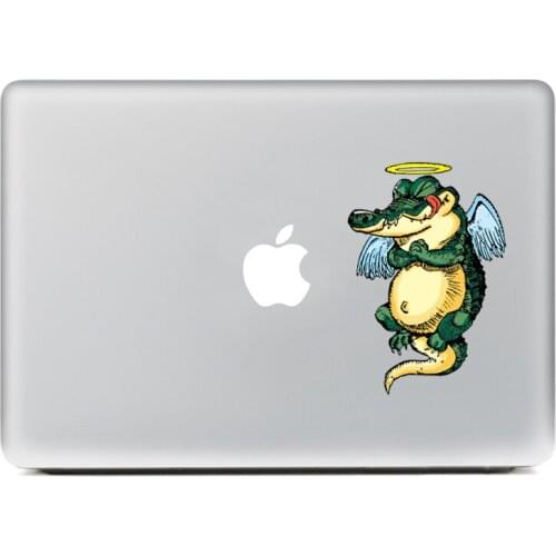 Fat crocodile ange DIY Personality Vinyl Decal Laptop Sticker for macbook Pro Air 13 inch Cartoon laptop Skin shell for mac book