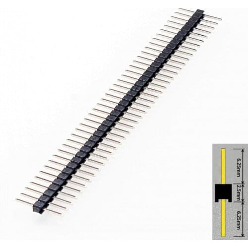 10PCS Break Away Headers - 40-pin Male ( Long Centered ) for Arduino