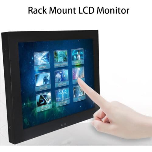 8.4 inch Monitor VGA HDMI DVI USB Interface Free shipping Resistance Touch Screen Industrial Display 800*600