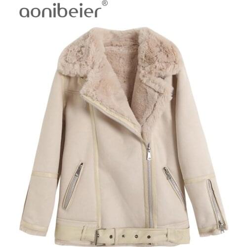 Aonibeier Women's Suede Jackets