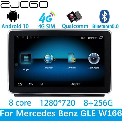 ZJCGO Car Multimedia Player Stereo GPS DVD Radio Navigation Android Screen System for Mercedes Benz GLE W166 GLE300 GLE350
