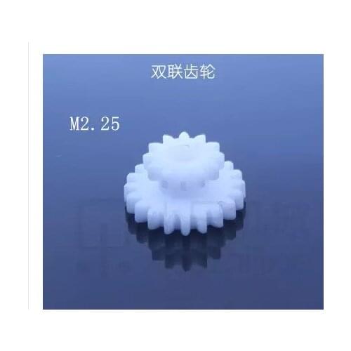 Free shipping S/N 014 2 pcs / set Teeth T29xT21 T20xT12 Dual Dears plastic Lathe Gears For Sale