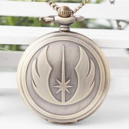 Vintage night of fate King Arthur Saber Saba to curse Bronze antiques steampunk Necklace pocket watches