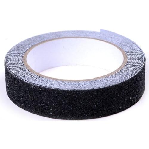 Black 2.5CM*5M Waterproof Anti Slip Tape Self Adhesive Tape For Stair Floor Bathroom Kitchen Warning stripes emergency lines