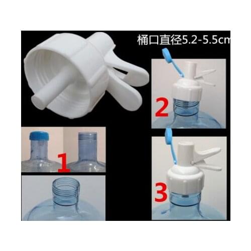 Water dispenser cock bottle cap screw type 5.2-5.5cm easy drink