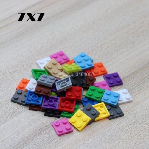 Muliticolors Short Plate 2 x 2 Bulk Building Bricks Blocks 3022 DIY Educational Creative Toys for Children Christmas Gift 100PCS