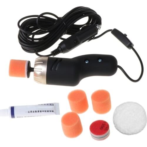 1 Set Car Electric Polisher Cleaning Polishing Waxing Machine Portable Automobile Surface Scratch Repair Auto Care Tool