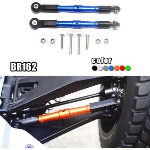 GPM LOSI 1/10 BAJA REY Desert truck RTR Metal Front steering Tie rod with positive and negative teeth with nylon rubber feet