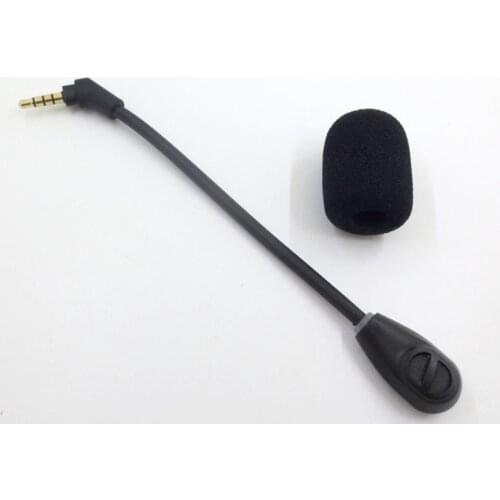 Mic Microphones with 0.14IN Plug Jack Compatible with-HYPERX Cloud Flight/Flight S Headsets HeadPhones Replacement
