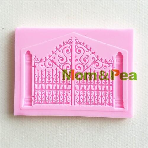MPA1530 Iron Art Door Shaped Silicone Mold Gum Paste Chocolate Ornamental Fondant Mould Cake Decoration Tools