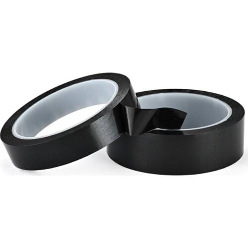 Shading tape black PET high temperature resistant non-marking single-sided adhesive light-blocking tape opaque and shading