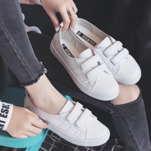 Womens Leather Shoes Fashion Flats Spring Summer Women Causal Sneakers Floral Breathable White Shoes High Quality Shoes Women99