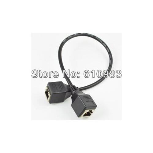 1piece 30cm Ethernet LAN RJ45 Network connector female Jack to female jack adapter Cable