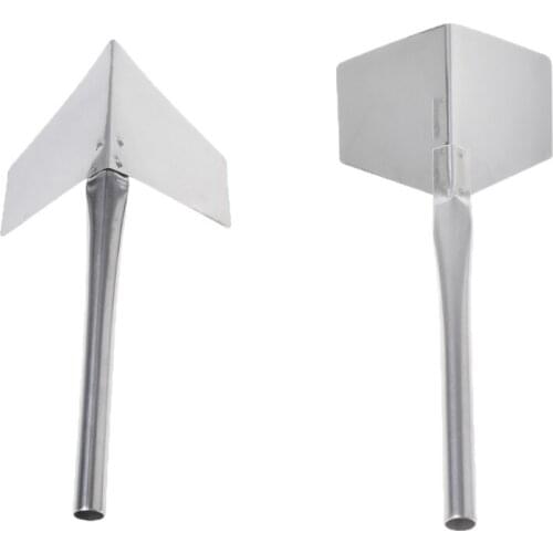 1 Pc Stainless Steel Garden Metal Handle 90 Degree Drywall Outdoor Corner Trowel