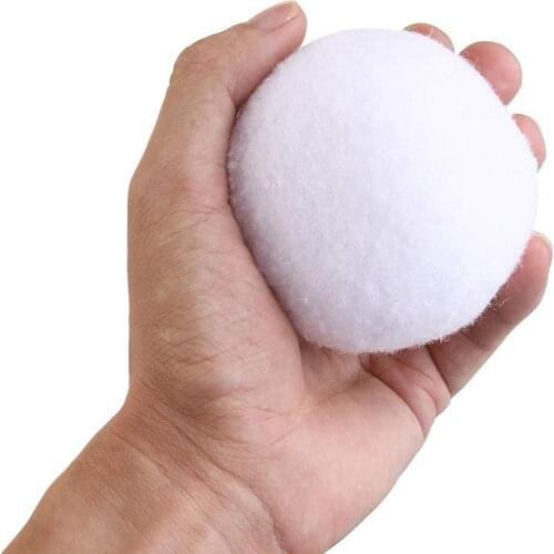 10Pcs/Pack 7.5cm Indoor Realistic Fake Soft Snowballs Artificial Snowball Toys Christmas Gift For Kids